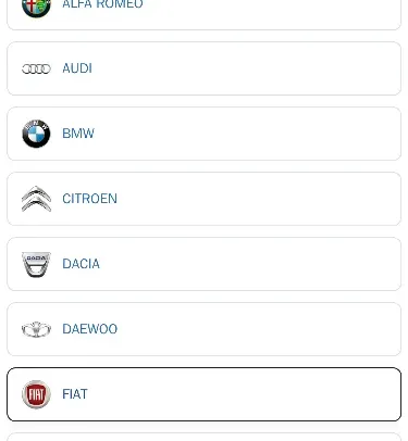 Ukázka, dolní část snímku webu, mobil